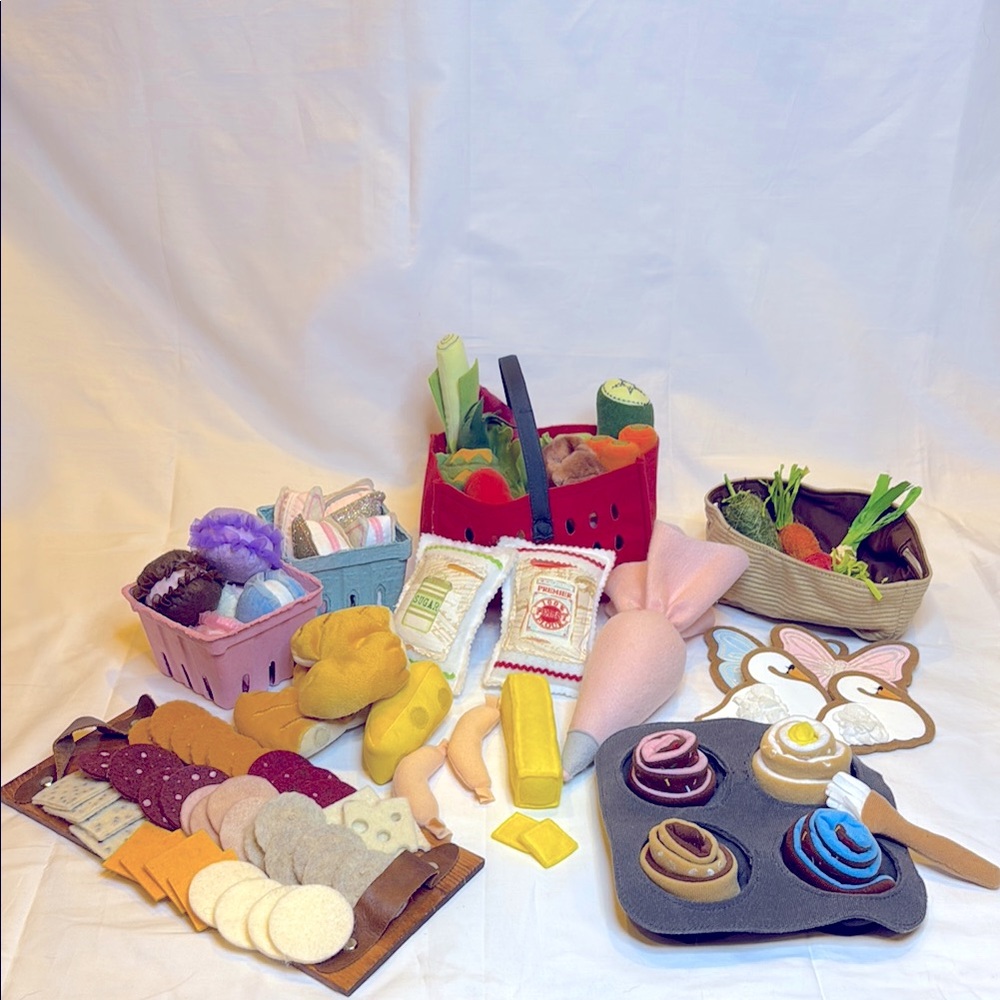 Lot of Soft Kitchen Toys